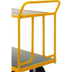 Schiebebügel Serie 144, für LxB 836 x 500 mm, gelb, ab 2 Stk Kongamek