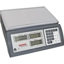 Zählwaage, mit drei Anzeigefeldern, Wägebereich bis 15 kg, Ablesbarkeit 0,5 g, Wägeplatte 360 x 240 mm Soehnle