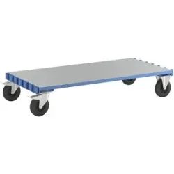Platten-Transportwagen ohne Bügel, Ladefläche 1600 x 800 mm, Tragfähigkeit 500 kg, Zinkblechladefläche eurokraft pro