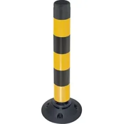 Leitzylinder FlexPin, Höhe 760 mm, gelb / schwarz reflektierend Moravia