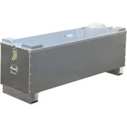 Leuchtstoffröhren-Lagerbehälter ALU, Volumen 300 l, LxBxH 1700 x 465 x 585 mm, ab 3 Stk eurokraft pro