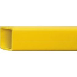 Querbalken für Eckpfosten (45°-Schräge, einseitig), BxH 52 x 74 mm, Länge 1500 mm, gelb, 74 x 52 x 5 mm Black Bull