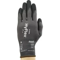 Arbeitshandschuh HyFlex® 11-840, schwarz, VE 12 Paar, Größe 7 Ansell