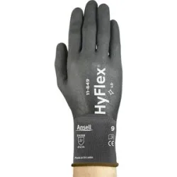 Arbeitshandschuh HyFlex® 11-849, schwarz, VE 12 Paar, Größe 6 Ansell