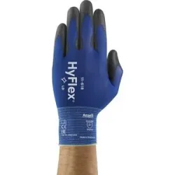 Arbeitshandschuh HyFlex® 11-618, schwarz, VE 12 Paar, Größe 7 Ansell