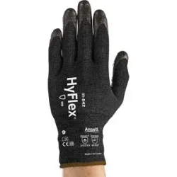 Arbeitshandschuh HyFlex® 11-542, schwarz, 1 Paar, Größe 8 Ansell