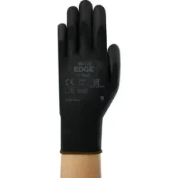 Arbeitshandschuh EDGE® 48-126, schwarz, VE 12 Paar, Größe 8 Ansell