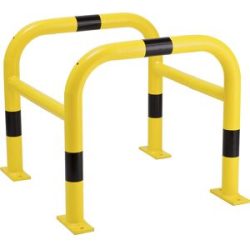 Rammschutz für Pfosten, verzinkt und beschichtet, HxBxT 600 x 720 x 720 mm Moravia