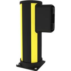 Rammschutz-Endpoller X-Protect, Höhe 610 mm, 1 Anschluss Axelent