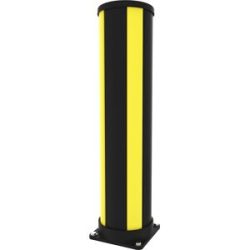 Rammschutz-Poller X-Protect, Bodenverankerung, Höhe 870 mm Axelent