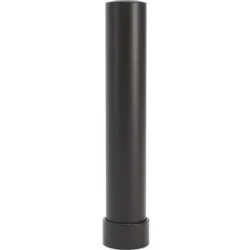 Rammschutz-Poller 125L, für Ladestationen, Höhe 750 mm, schwarz Boplan