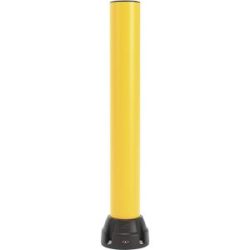 Rammschutz-Poller 125L, Höhe 1000 mm, verzinkte Platte, gelb Boplan