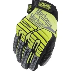Arbeitshandschuhe Hi-Viz M-Pact, 1 Paar, gelb/schwarz, Größe M, ab 2 Paar Mechanix Wear