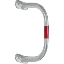 Wandschutzbügel, verzinkt/rot, HxB 350 x 500 mm Black Bull