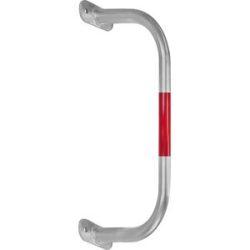 Wandschutzbügel, verzinkt/rot, HxB 350 x 750 mm Black Bull
