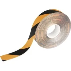 Durable 1043130 Bodenmarkierungsband DURALINE, ablösbar Schwarz, Gelb 1 St. (L x B x H) 15 m x 50 mm x 15 mm