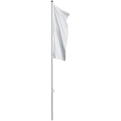 Alu-Fahnenmast PRESTIGE, ohne Ausleger, Höhe über Flur 8 m, Ø 75 mm Mannus