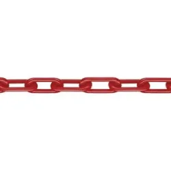 Nylon-Gütekette, MNK-Güte 8, Bundlänge 25 m, rot Moravia