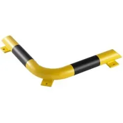 kaiserkraft Rammschutz-Balken, für innen, Länge 638 mm, Eckausführung