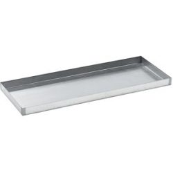 Stahl-Kleingebinde-Universalwanne, verzinkt, Auffangvolumen 30 l, Länge 1200 mm eurokraft basic