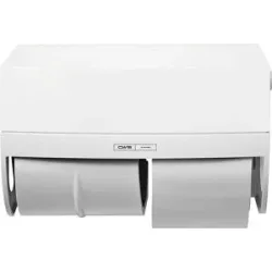 ParadiseLine Toilettenpapierspender, für 2 Haushaltsrollen, HxBxT 270 x 190 x 200 mm, weiß CWS