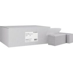 Falthandtücher V-Falz, Clear+, 2-lagig, weiß, VE 20 à 200 Blatt CWS