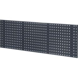 Lochplatte für Werkzeughalter, Länge 1524 mm, anthrazitgrau eurokraft pro