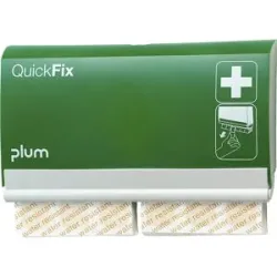 Pflasterspender QuickFix, Water Resistant, mit 90 Pflasterstrips, HxB 133,5 x 232,5 mm plum