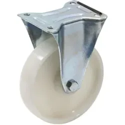 Ersatzrolle für Kippbehälter, Ø 180 mm, Nylon, Bockrolle eurokraft pro