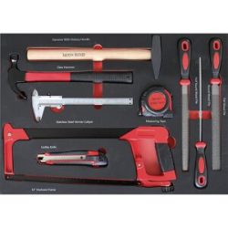 kaiserkraft Werkzeug-Shadowboard, Universalwerkzeug, für BxT 525 x 390 mm, 9-teilig