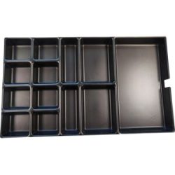 Schubladeneinteilungs-Set, VE 2 Stk, für 2 Schubladen eurokraft pro