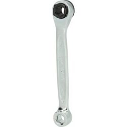 GEARplus Mini-Bit-Umschalt-Ratschenringschlüssel, Länge 90 mm, mit Drehkranz KS Tools