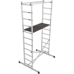 Montagegerüst, Plattform 1,5 x 0,56 m, Arbeitshöhe 4 m KRAUSE