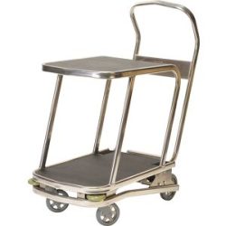 Plattformwagen M-REBEL, ergonomisch, 400S, mit zusätzlicher Plattform MATADOR