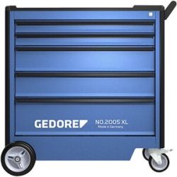 Werkzeugwagen 2005, 5 Schubladen, ohne Werkzeugsortiment, HxBxT 1020 x 1021 x 605 mm GEDORE