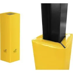 Säulenschutz, weich, gelb, HxBxL 1100 x 300 x 300 mm Boplan