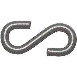 Einhängehaken, für Stahl-Gliederkette, VE 10 Stk, feuerverzinkt Moravia