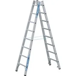 Profi-Sprossenleiter, beidseitig begehbar, 2 x 8 Sprossen ZARGES