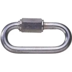 Verbindungsglied mit Schraubgewinde, 6 mm, für Stahl-Gliederkette, VE 10 Stk, feuerverzinkt Moravia