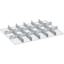 Trennwand, für Schrankmaße 1023 x 725 mm, für Schubladenhöhe 50 mm LISTA