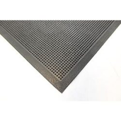 Gummi-Allwettermatte, schwarz, LxB 1500 x 900 mm COBA