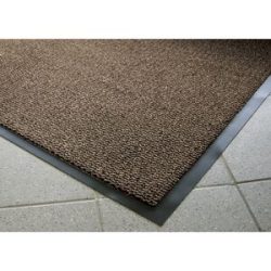 Schmutzfangmatte für innen, Flor aus Polypropylen, LxB 900 x 600 mm, VE 2 Stk, schwarz / braun COBA