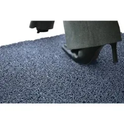 Schmutzfangmatte, schwer entflammbar, Breite 900 mm, pro lfd. m, blau COBA