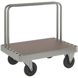 Verzinkter Plattentransportwagen, LxBxH 1000 x 700 x 960 mm, ohne Feststeller Kongamek