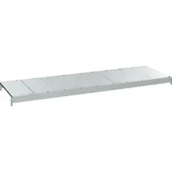 Weitspannregal-Zusatzebene mit Stahlböden, Fachlast 500 kg, Fachbreite 1500 mm, Tiefe 1000 mm SCHULTE