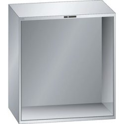 Schubladenschrank-Leergehäuse, Außen-BxT 1431 x 725 mm, Höhe 1450 mm, lichtgrau LISTA