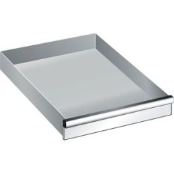 Schublade, für Schrank-BxT 564 x 572 mm, Traglast 75 kg, Fronthöhe 75 mm, lichtgrau LISTA