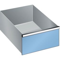 Schublade, für Schrank-BxT 564 x 572 mm, Traglast 75 kg, Fronthöhe 250 mm, lichtblau LISTA