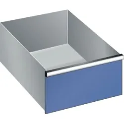 Schublade, für Schrank-BxT 564 x 725 mm, Traglast 75 kg, Fronthöhe 250 mm, enzianblau LISTA