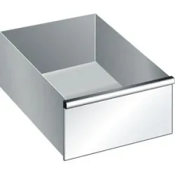 Schublade, für Schrank-BxT 564 x 572 mm, Traglast 75 kg, Fronthöhe 250 mm, lichtgrau LISTA